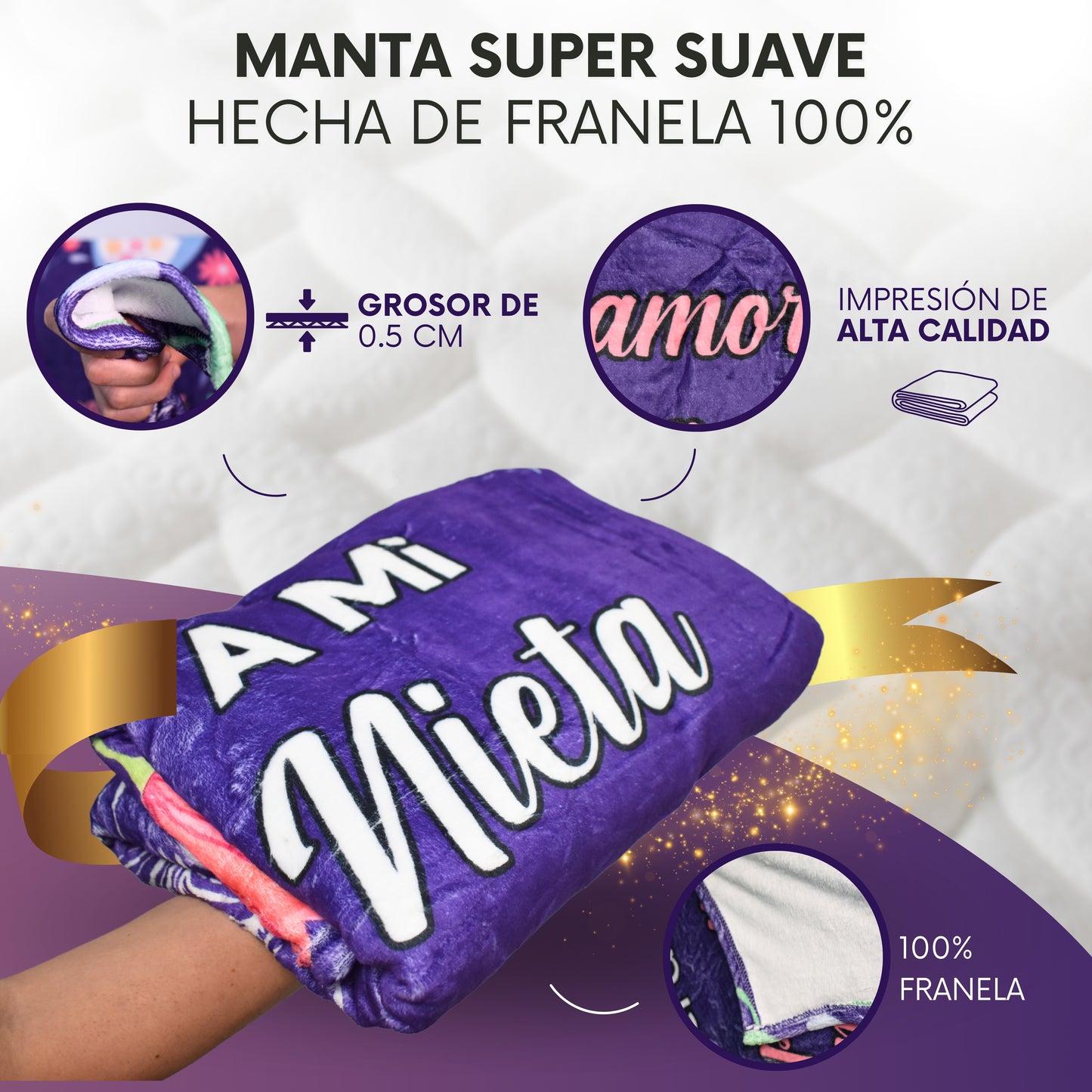 Manta CONFY para tu querida nieta